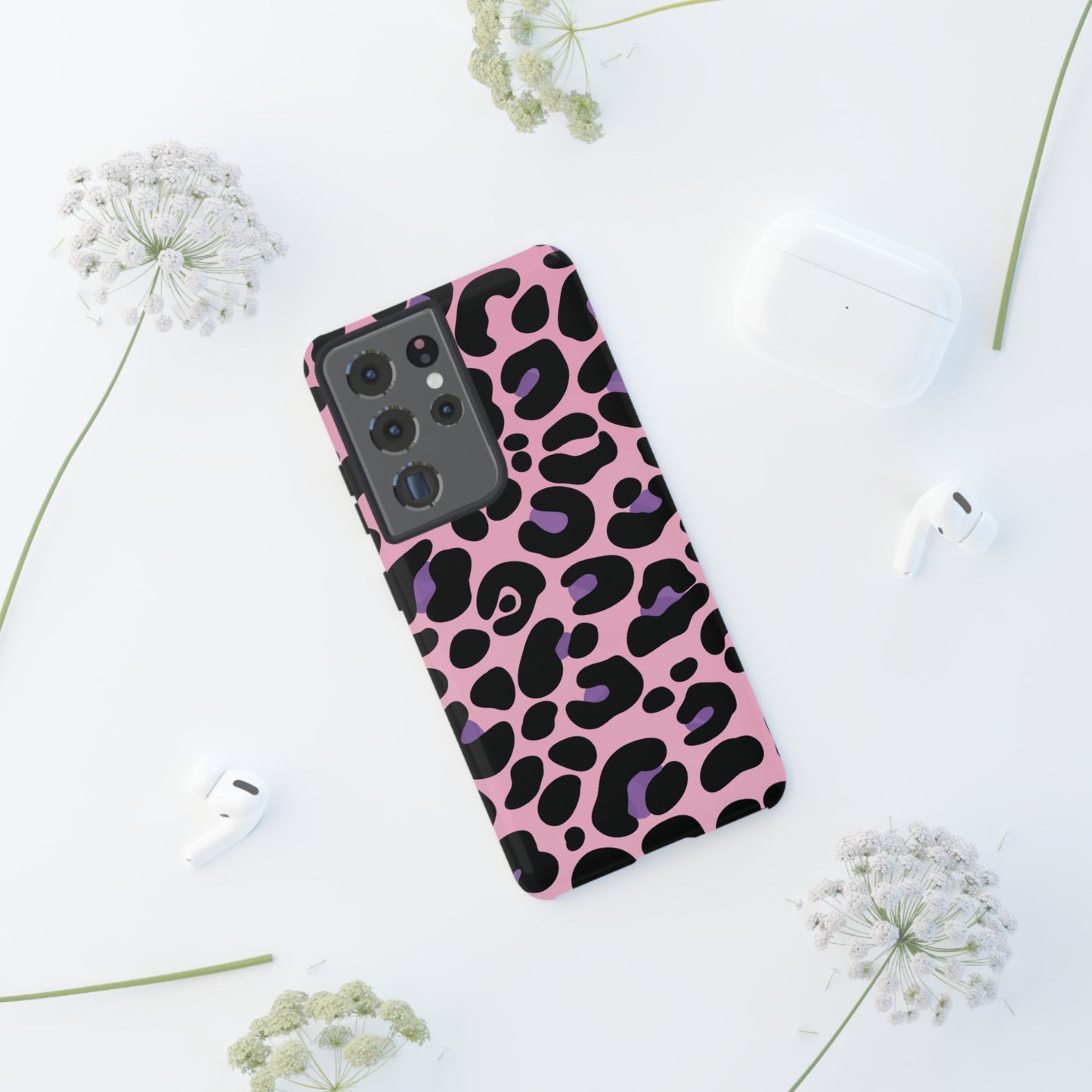Pretty Pink & Lavender Leopard Print