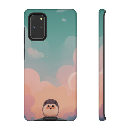 Cute Hedgehog & Cloud Design Phone Case - Multicolor Phone Case - Samsung Galaxy S20+ / Glossy