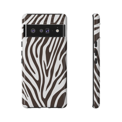 Graphic Brown Tiger Print Phone Case