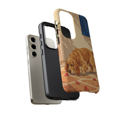 Cocker Spaniel Scent Trail Phone Case - Multicolor Phone Case