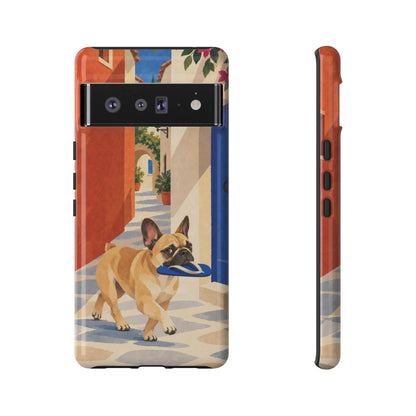 French Bulldog Quiet Lane Phone Case - Multicolor Phone Case - Google Pixel 6 Pro / Glossy