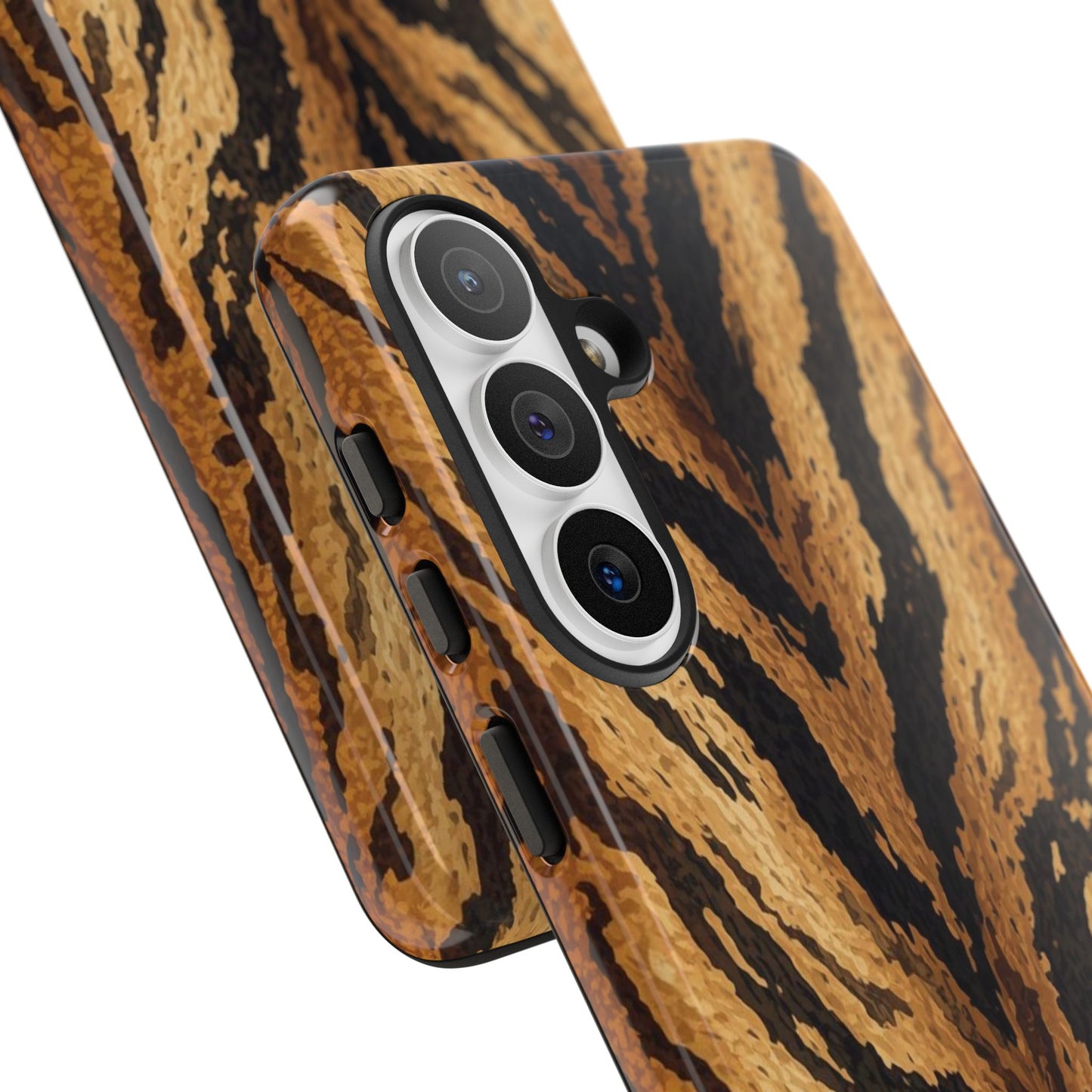 Amber Tiger Print Phone Case