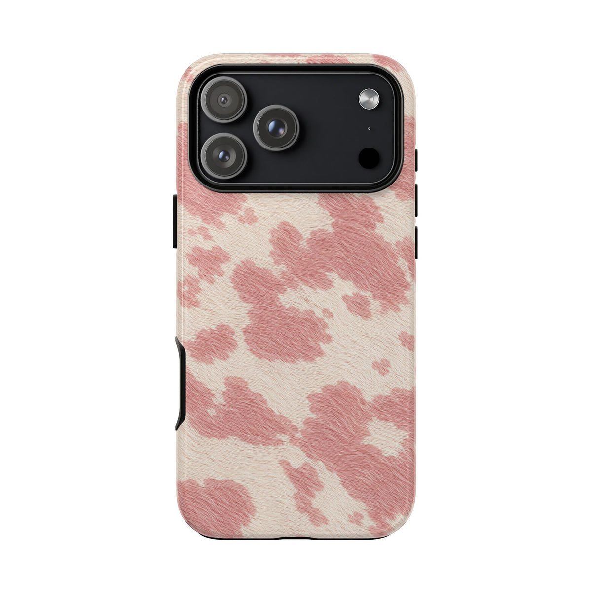 Pretty Blush Cow Print Phone Case - Pink Phone Case - iPhone 18 Pro Max / Glossy