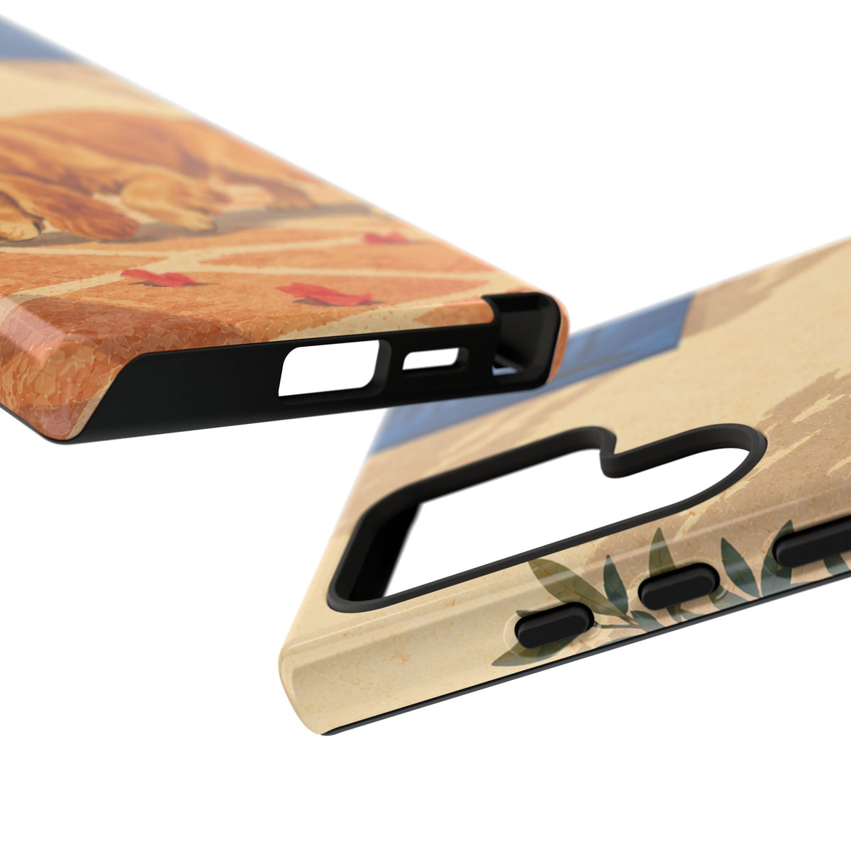 Cocker Spaniel Scent Trail Phone Case - Multicolor Phone Case