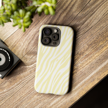 Buttercream Tiger Print Phone Case
