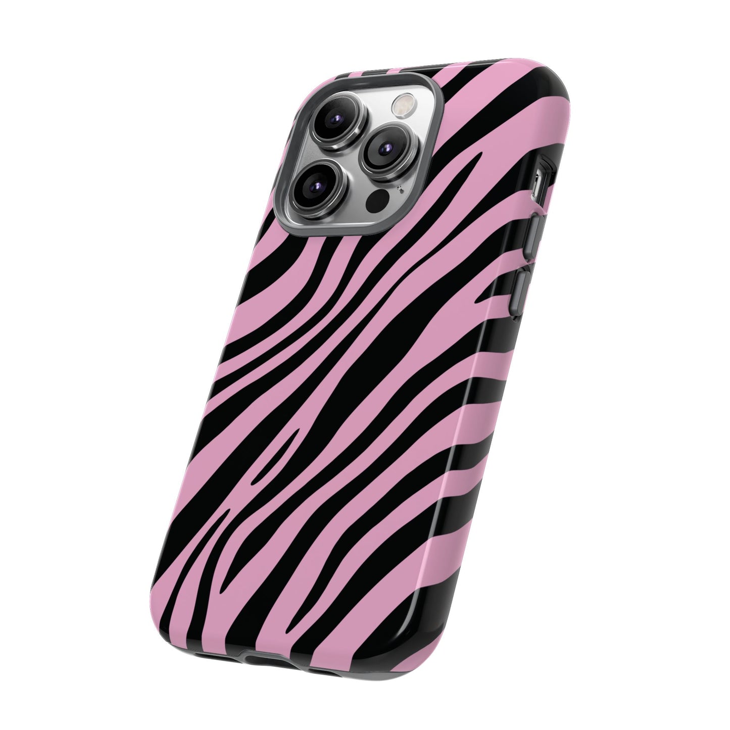 Modern Blush Zebra Print Phone Case