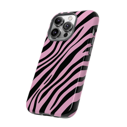 Modern Blush Zebra Print Phone Case
