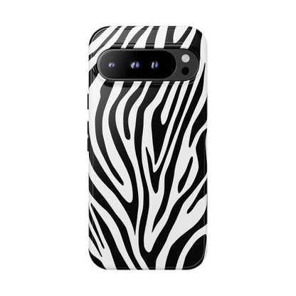 Classic Monochrome Tiger Print Phone Case