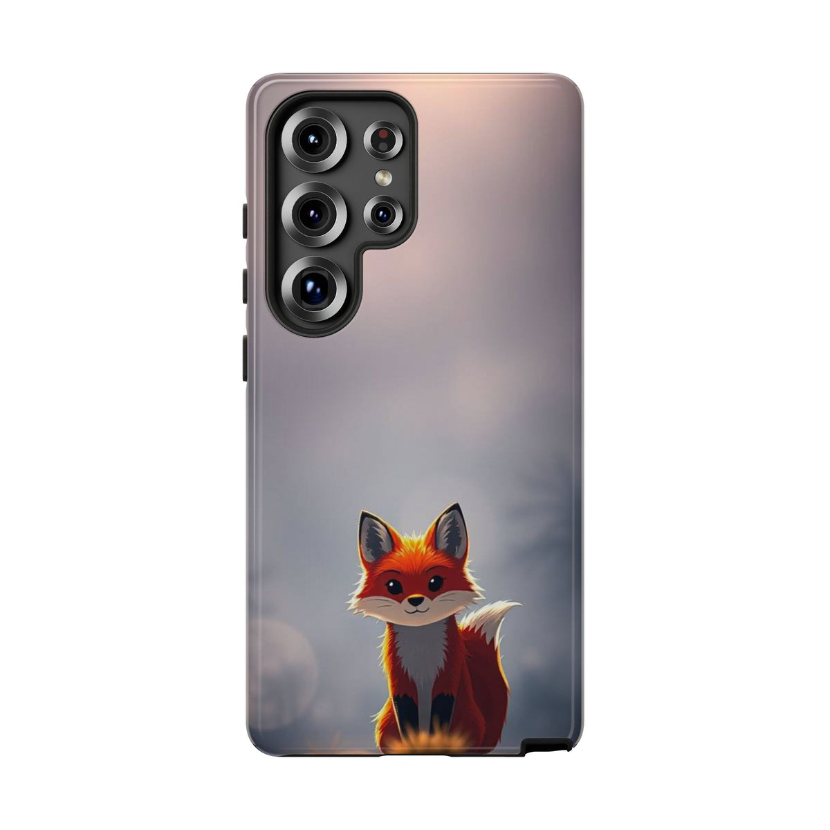 Cute Gothic Fox Design Phone Case - Multicolor Phone Case - Samsung Galaxy S25 Ultra / Glossy