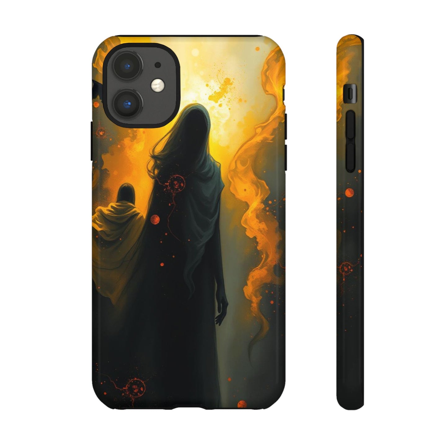 Acrylic Gothic Myterious Figures Phone Case