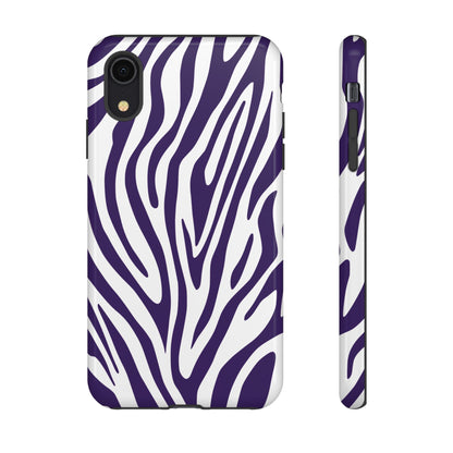 Graphic Purple Tiger Print Phone Case