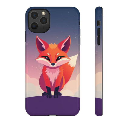 iPhone 11 Pro Max / Glossy Phone Case - Pop Art Fox Design Phone Case