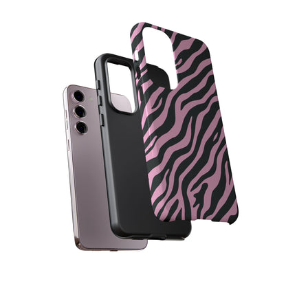 Stylish Blush Zebra Print Phone Case