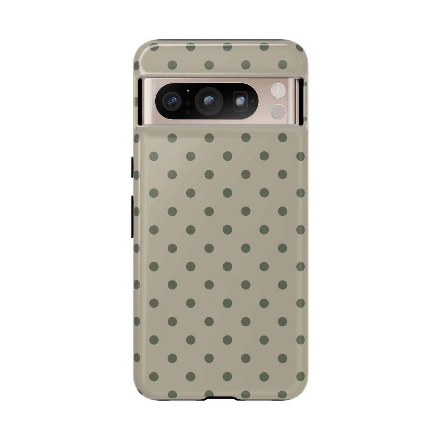 Green & Dark Green Dot Pattern Phone Case