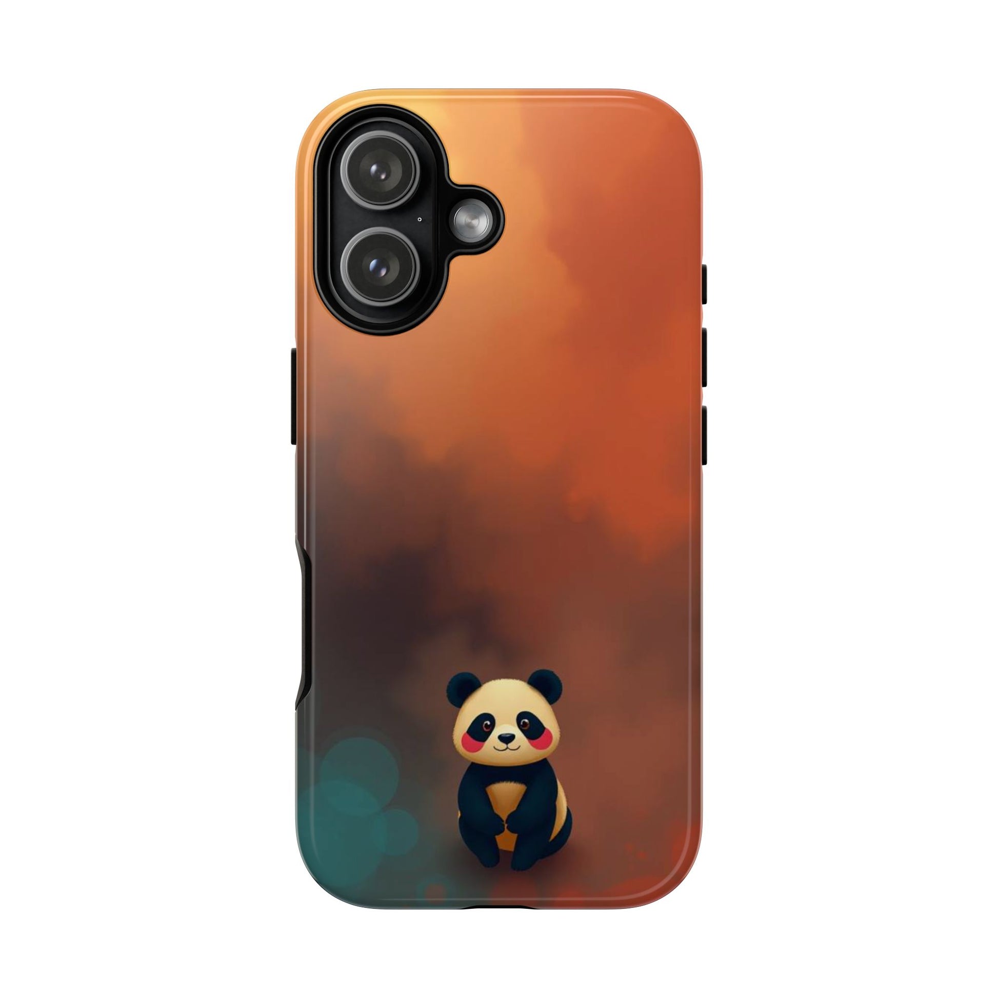 iPhone 17 / Glossy Phone Case - Cute Colourful Panda Design Phone Case