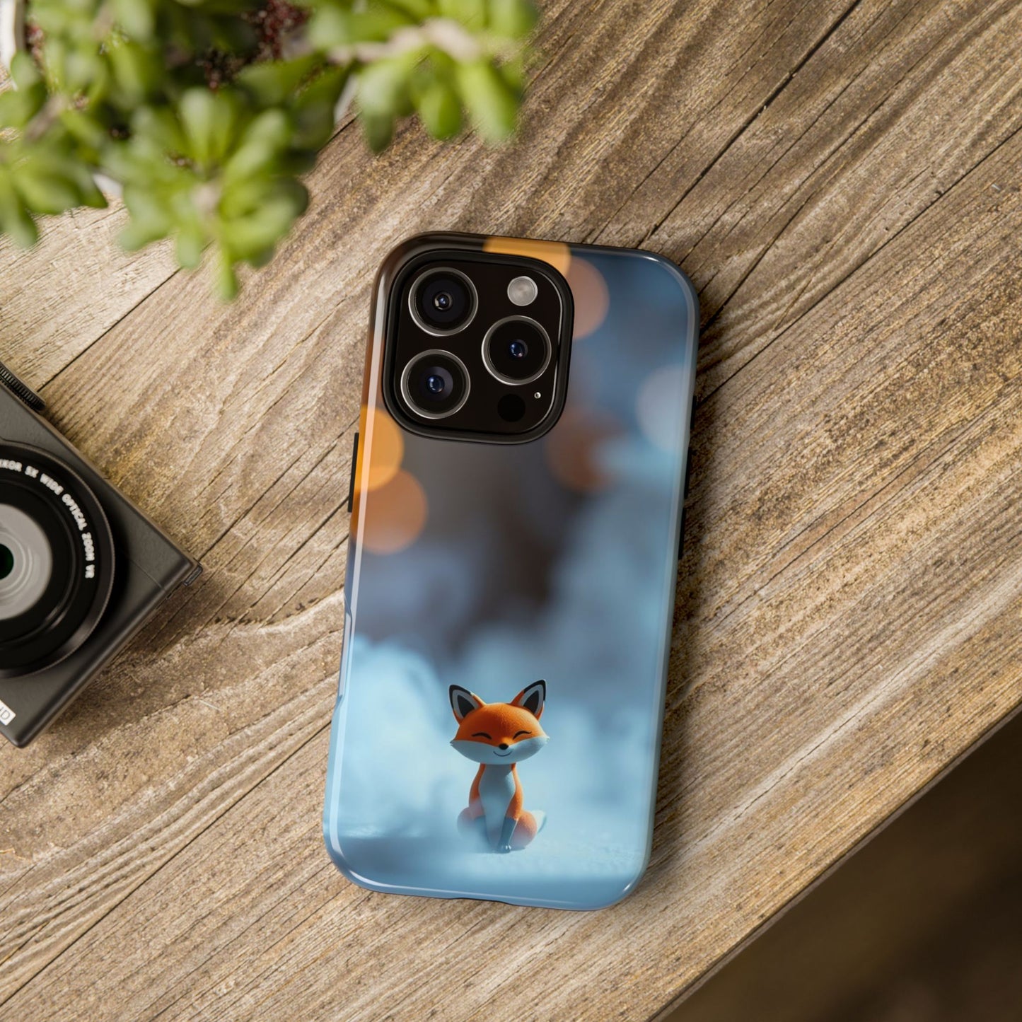 Cute Misty Fox Design Phone Case