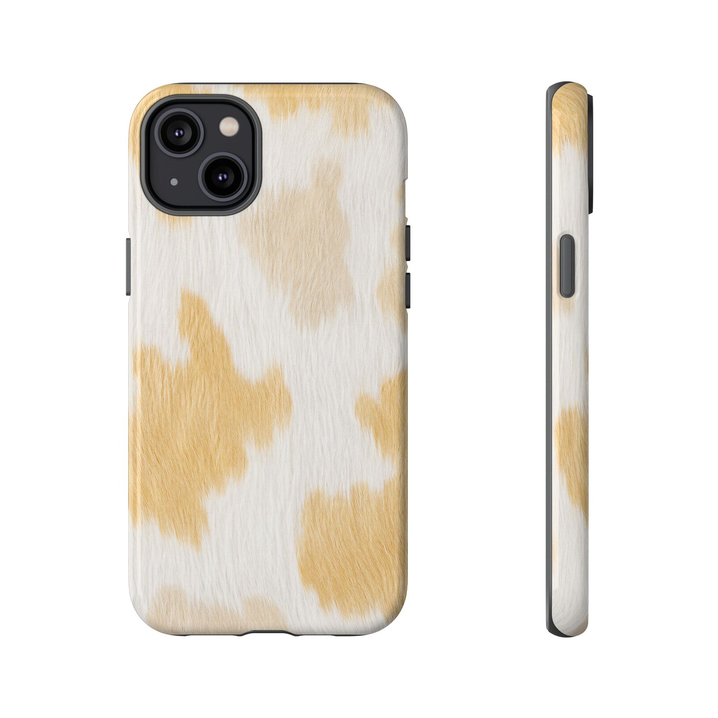 Golden Honey Cow Print Phone Case