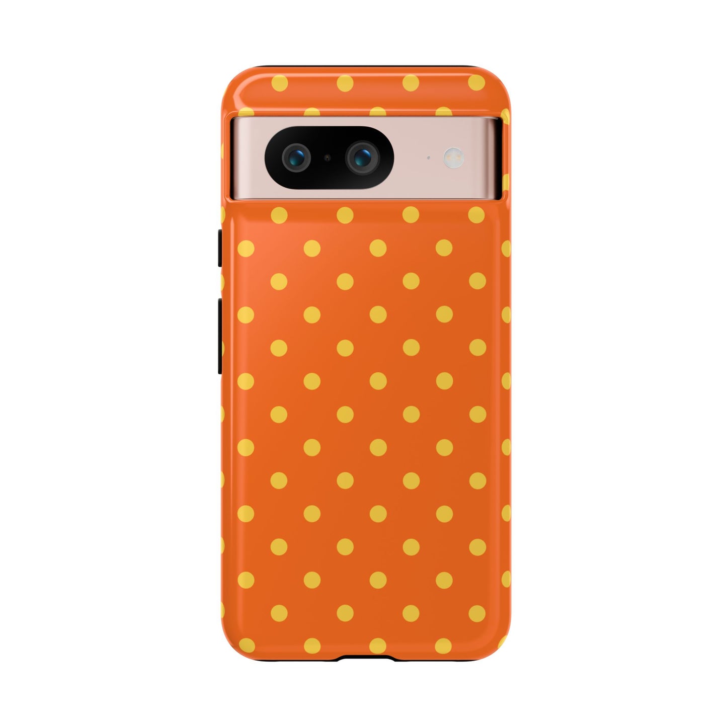 Trendy Orange & Yellow Dot Pattern Phone Case