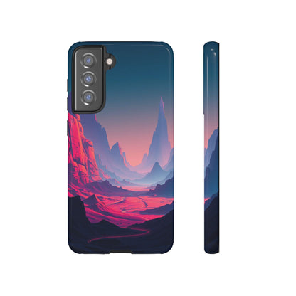 Samsung Galaxy S21 FE / Glossy Phone Case - Alien Vista Design Phone Case