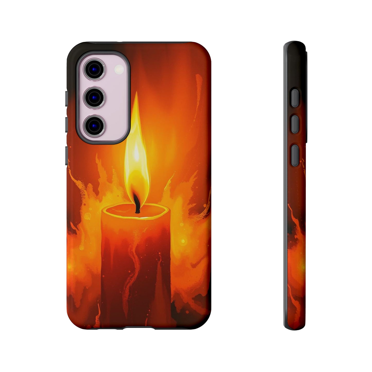 Samsung Galaxy S23 Plus / Glossy Phone Case - Red Candle Phone Case