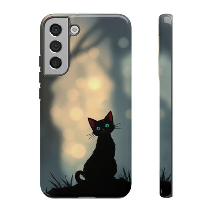 Gothic Cat Design Phone Case - Multicolor Phone Case - Samsung Galaxy S22 Plus / Glossy