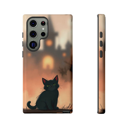 Cute Gothic Cat Design Phone Case - Multicolor Phone Case - Samsung Galaxy S23 Ultra / Glossy