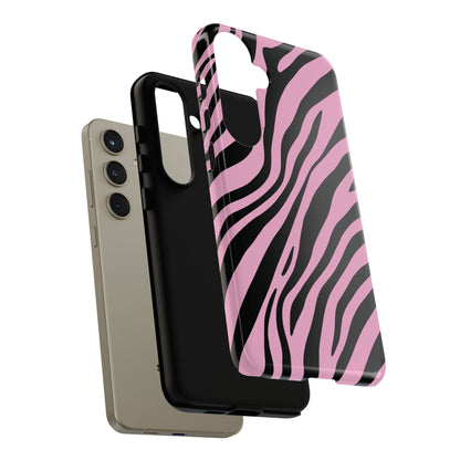 Modern Blush Zebra Print Phone Case