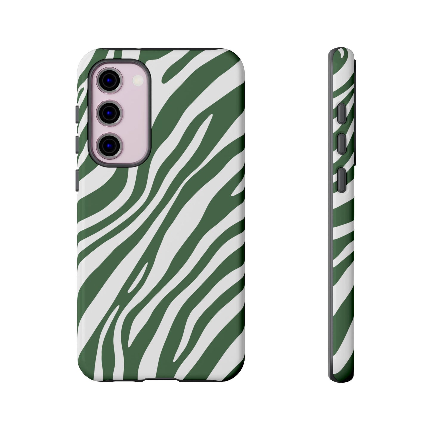 Modern Sage Zebra Print Phone Case