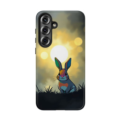 Samsung Galaxy S25 Plus / Glossy Phone Case - Gothic Rabbit Moody Design Phone Case