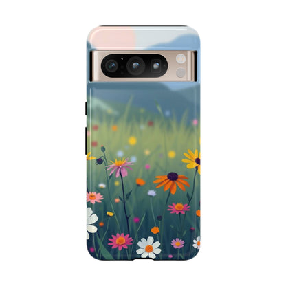 Vibrant Meadow Design Phone Case - Multicolor Phone Case - Google Pixel 8 Pro / Glossy