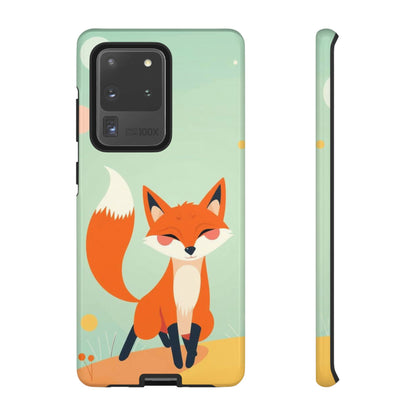 Samsung Galaxy S20 Ultra / Glossy Phone Case - Happy Fox Design Phone Case