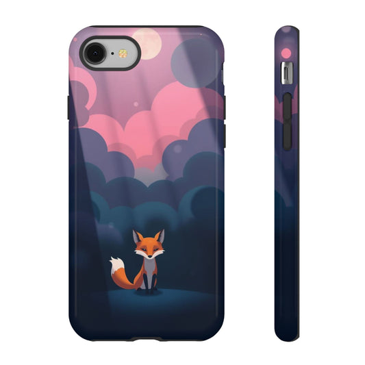 Moody Pop Art Fox Design Phone Case