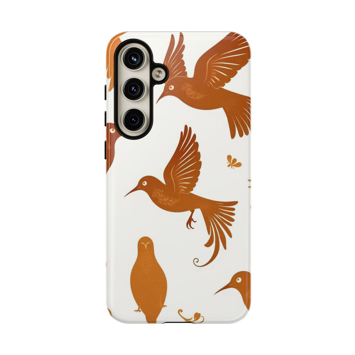 Abstract Bird Pattern Phone Case - Multicolor Phone Case - Samsung Galaxy S24 Plus / Glossy