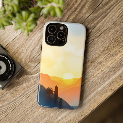 Watercolour Sunset Design Phone Case - Multicolor Phone Case