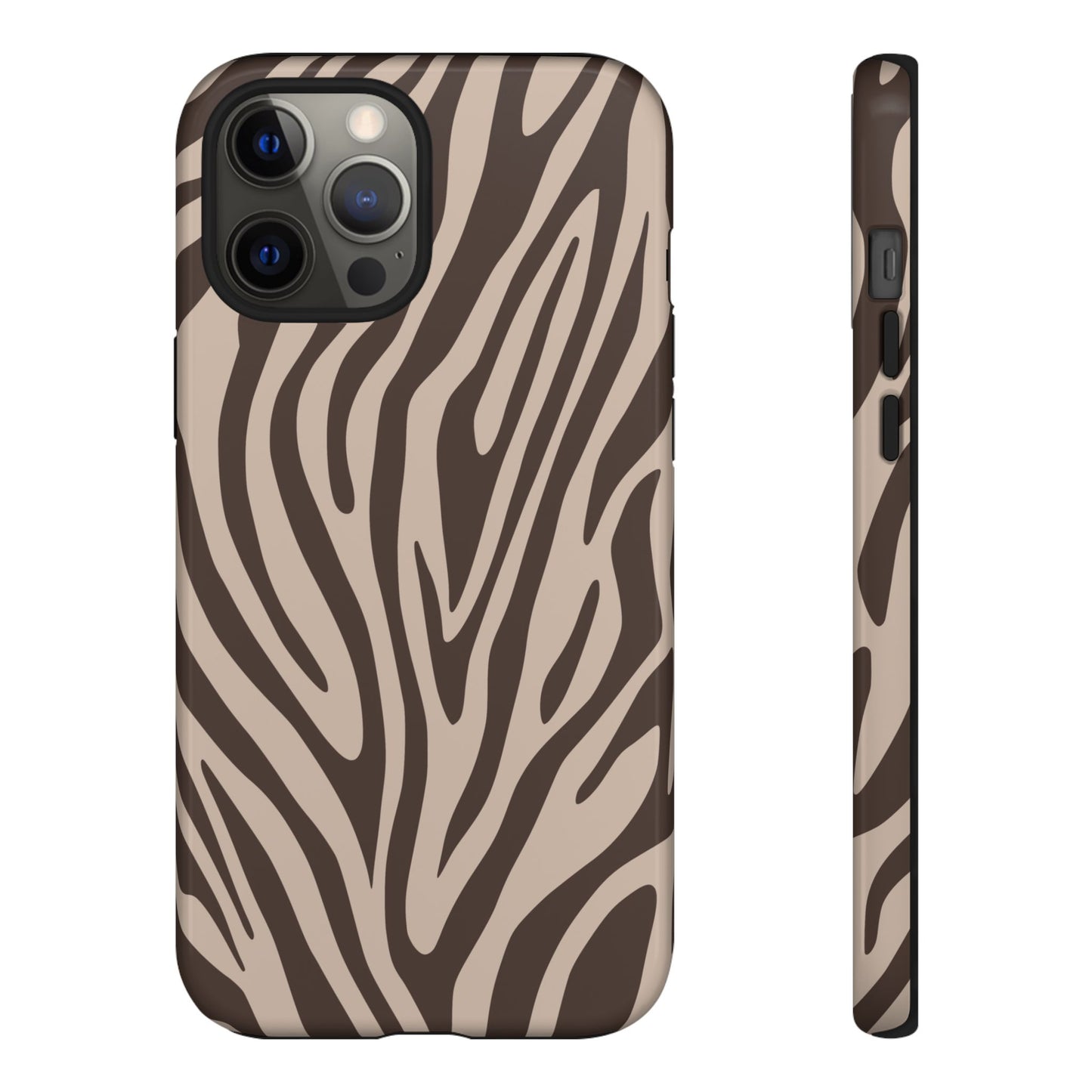 Boutique Mocha Tiger Print Phone Case