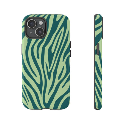 Boutique Sage Tiger Print Phone Case