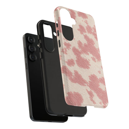 Pretty Blush Cow Print Phone Case