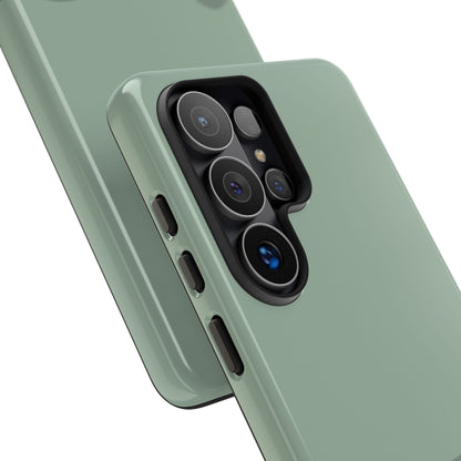 Green Abstract Waves Protective Phone Case - Green Phone Case