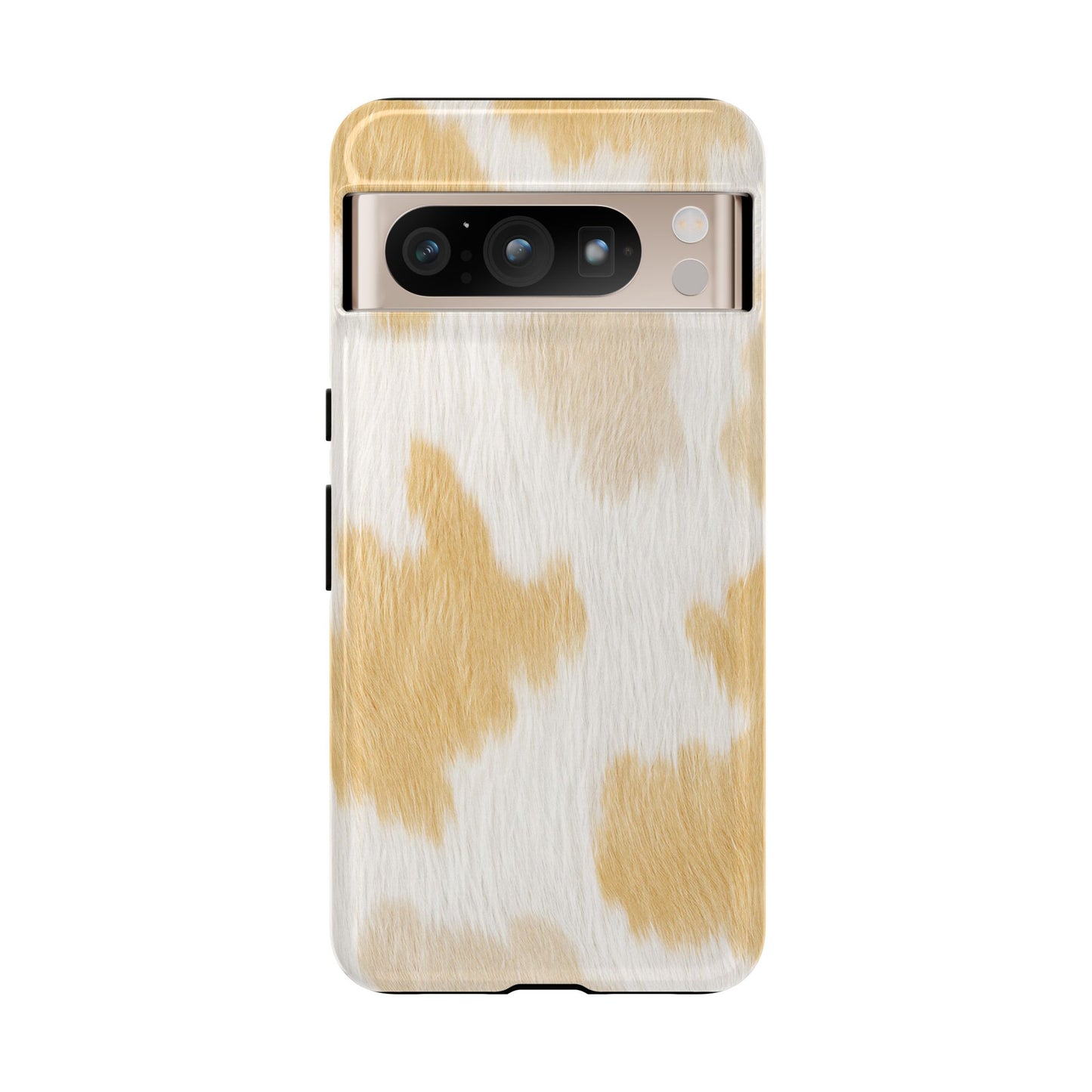 Golden Honey Cow Print Phone Case