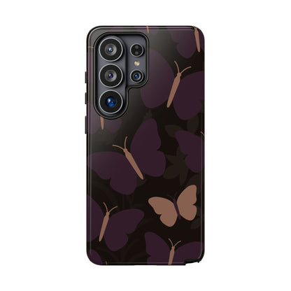Minimalist Purple Butterfly Pattern Phone Case - Purple Phone Case - Samsung Galaxy S26 Ultra / Glossy