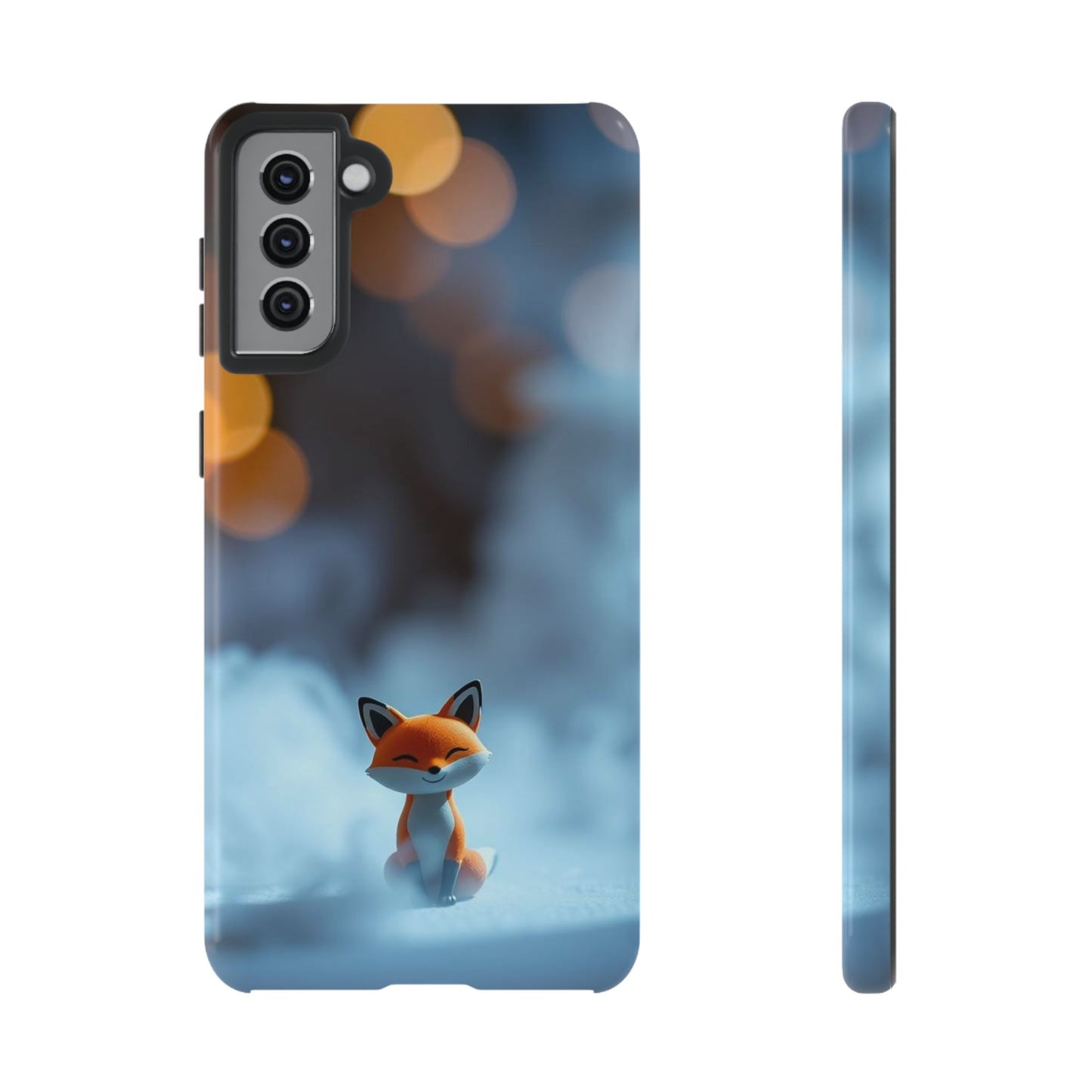 Samsung Galaxy S21 Plus / Glossy Phone Case - Cute Misty Fox Design Phone Case