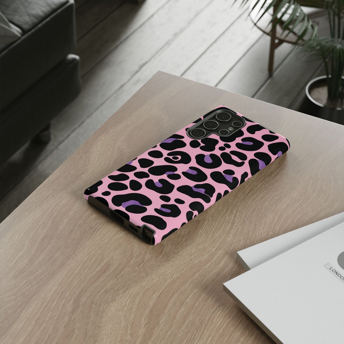 Pretty Pink & Lavender Leopard Print