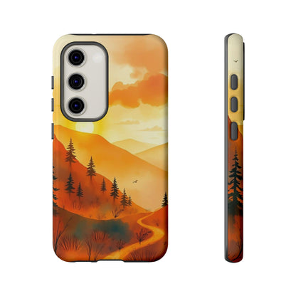 Golden Sunset Design Phone Case - Multicolor Phone Case - Samsung Galaxy S23 / Glossy
