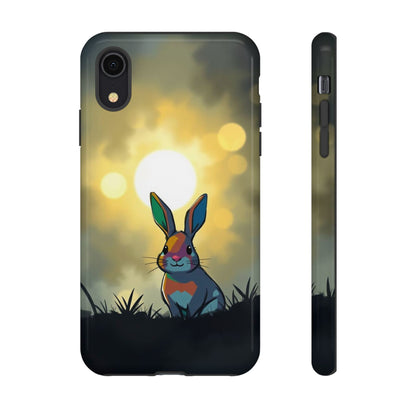 iPhone XR / Glossy Phone Case - Gothic Rabbit Moody Design Phone Case
