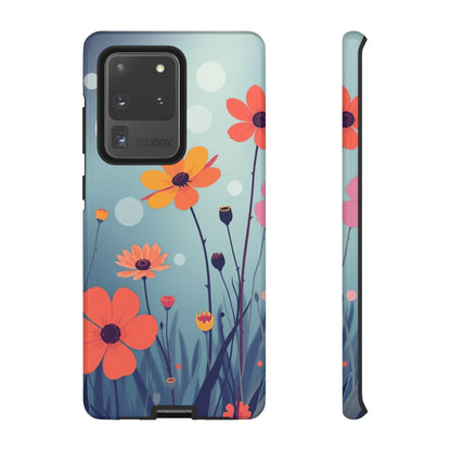 Samsung Galaxy S20 Ultra / Glossy Phone Case - Vibrant Wildflowers Design Phone Case