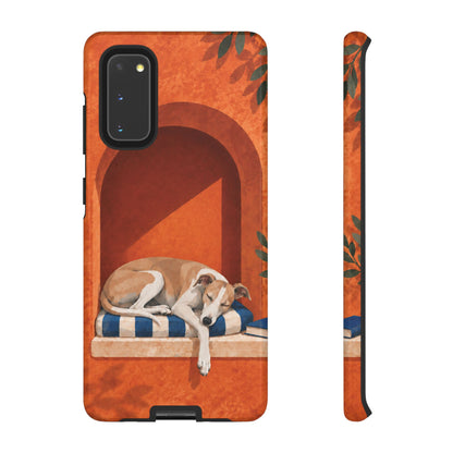Whippet Siesta Nook Phone Case - Multicolor Phone Case - Samsung Galaxy S20 / Glossy