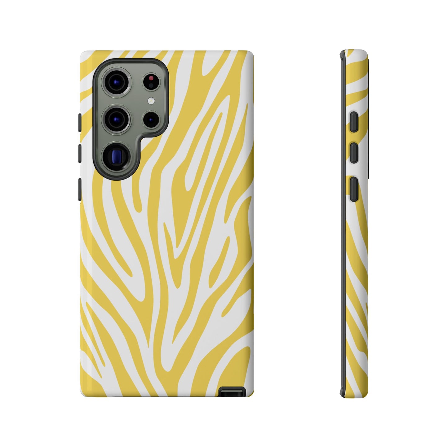 Graphic Yellow Tiger Print Phone Case