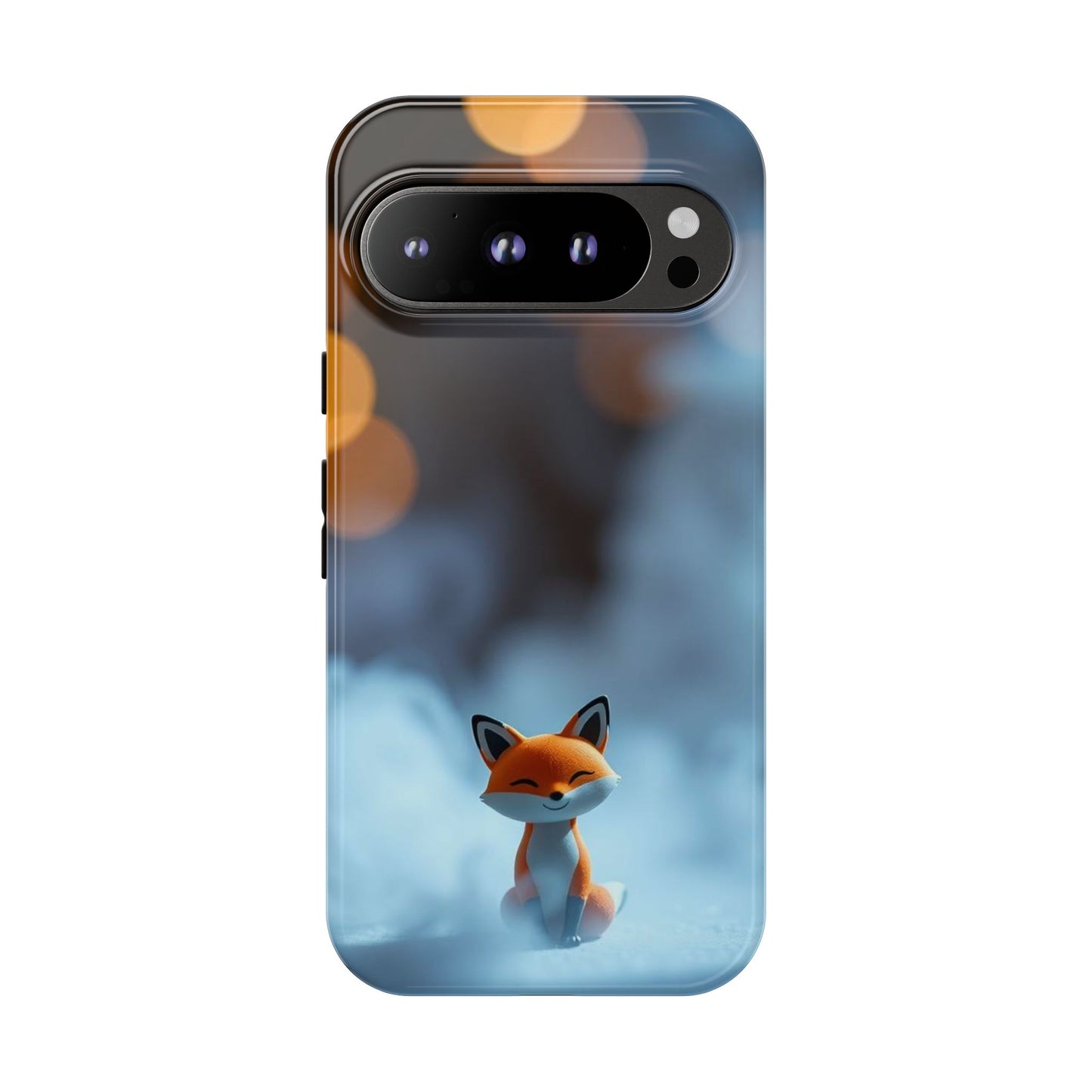 Google Pixel 9 Pro / Glossy Phone Case - Cute Misty Fox Design Phone Case