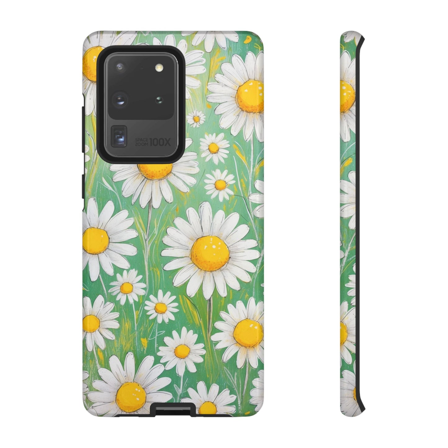 Samsung Galaxy S20 Ultra / Glossy Phone Case - Daisies Floral Pattern 4 Phone Case
