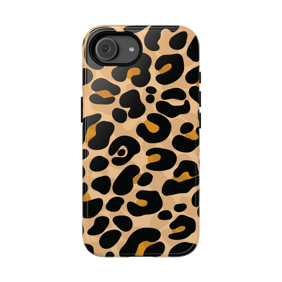 Stylish Mocha Leopard Print Phone Case - Orange Phone Case - iPhone 17e / Glossy